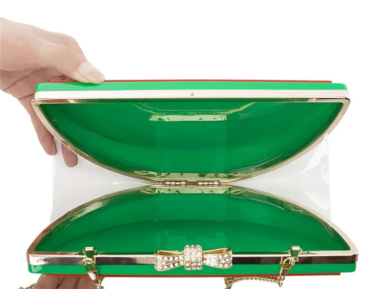 

Lovely Fruit Women's Handbags Acrylic Clutch Evening Bags For Women Coloful Watermelon Lemon Purse Chains Messenger Little Bag