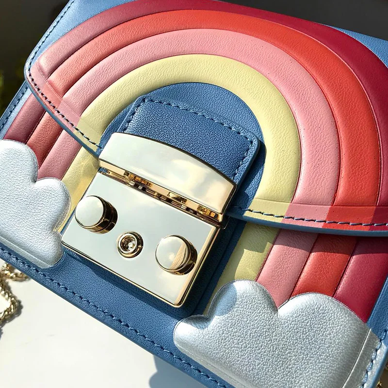 Новинка 2020 роскошная классическая кожаная сумка на цепочке модная Универсальная