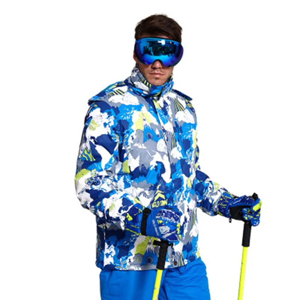 

Snow Professional Ski Jacket Waterproof Windproof Warm Outdoor Wear for Skiing Snowboarding for Men