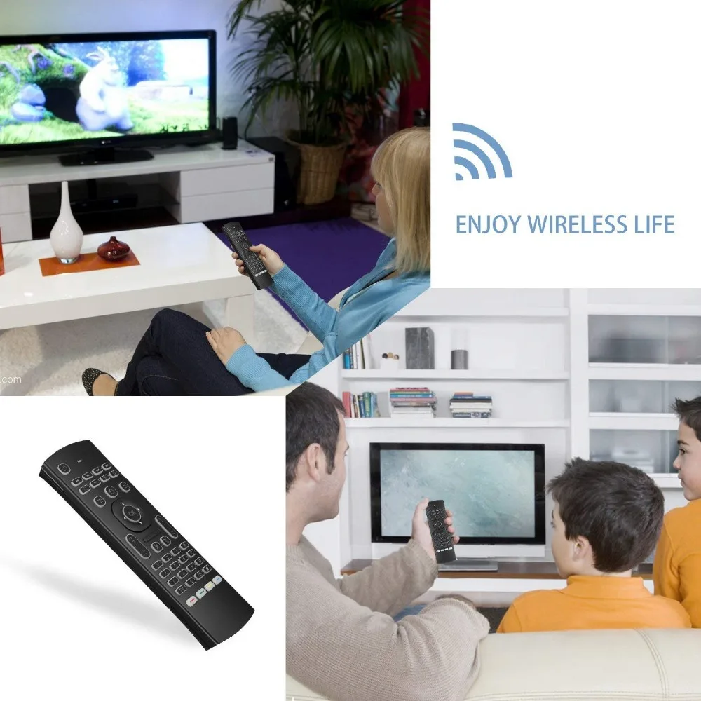 MX3 L 7 Air Mouse T3 Smart Voice Remote Control 2 4G Беспроводная клавиатура для X96 mini KM9 A95X H96 MAX Android TV