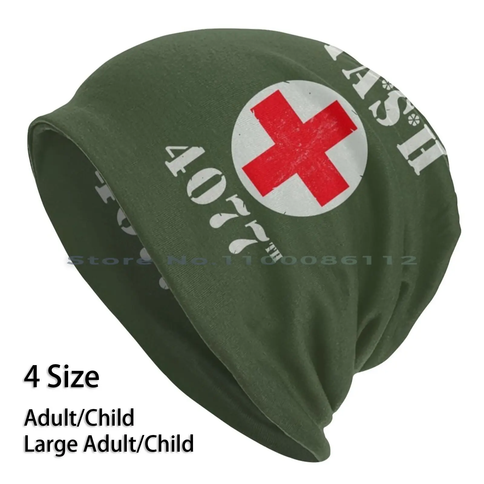 

Mash 4077th Distressed Look Beanies Knit Hat Mash Mobile Army Series Alan Alda M A S H 4077th Hawkeye Usa United States