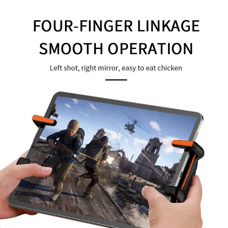 Триггерный контроллер PUBG для Ipad Tablet емкость L1R1 Кнопка огня прицела триггеры