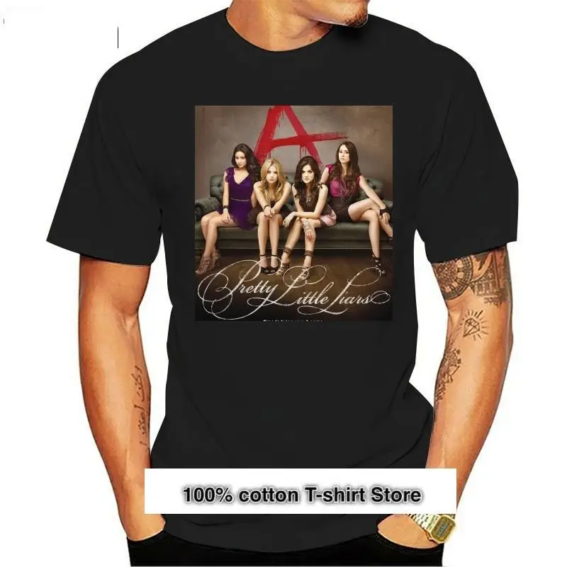 

Camiseta de algodón para mujer, prenda de vestir, de alta calidad, de serie de televisión de Drama Pretty Little Liars