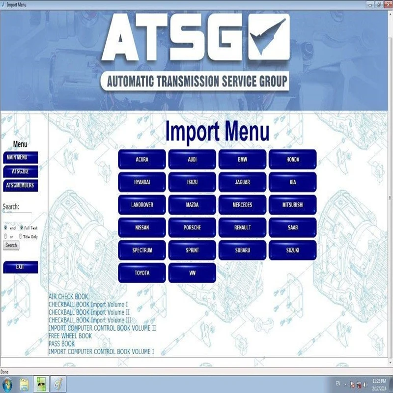 2021 программное обеспечение для ремонта автомобиля ATSG ручной диагностики