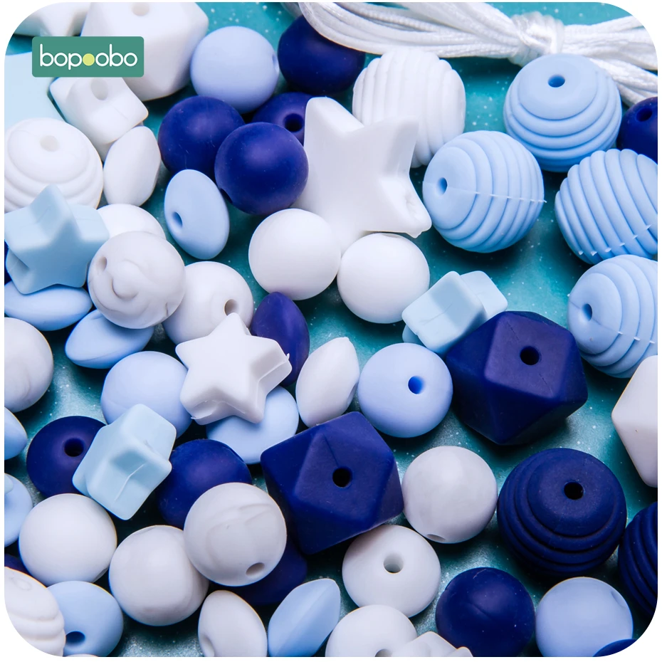 Bopoobo DIY набор силиконовых бусин пищевой бусины в форме животных для лекарственная соска цепочка Кулон Ожерелье ремесла аксессуар детский Прорезыватель