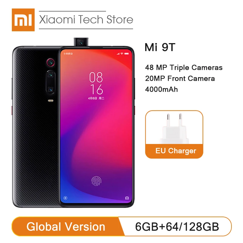 Глобальная версия Xiaomi Mi 9T 6 ГБ 64 Гб/128 Гб Смартфон Snapdragon 730 Octa Core 39 &quotэкран с