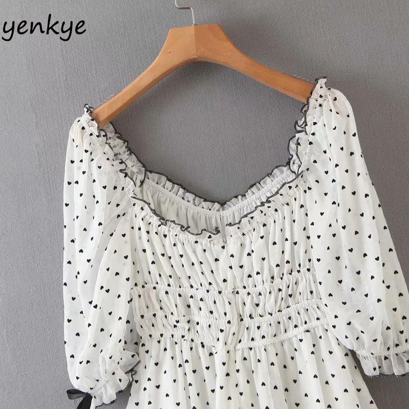 Женское мини-платье с бантом повседневное элегантное ТРАПЕЦИЕВИДНОЕ ПЛАТЬЕ