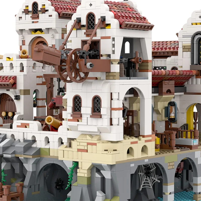 

MOC Eldorado Fortress Pirates Pirates Barracuda Bay for 49155 49016 Pirate Theme Series Ideas Model Building Blocks Bricks Toys