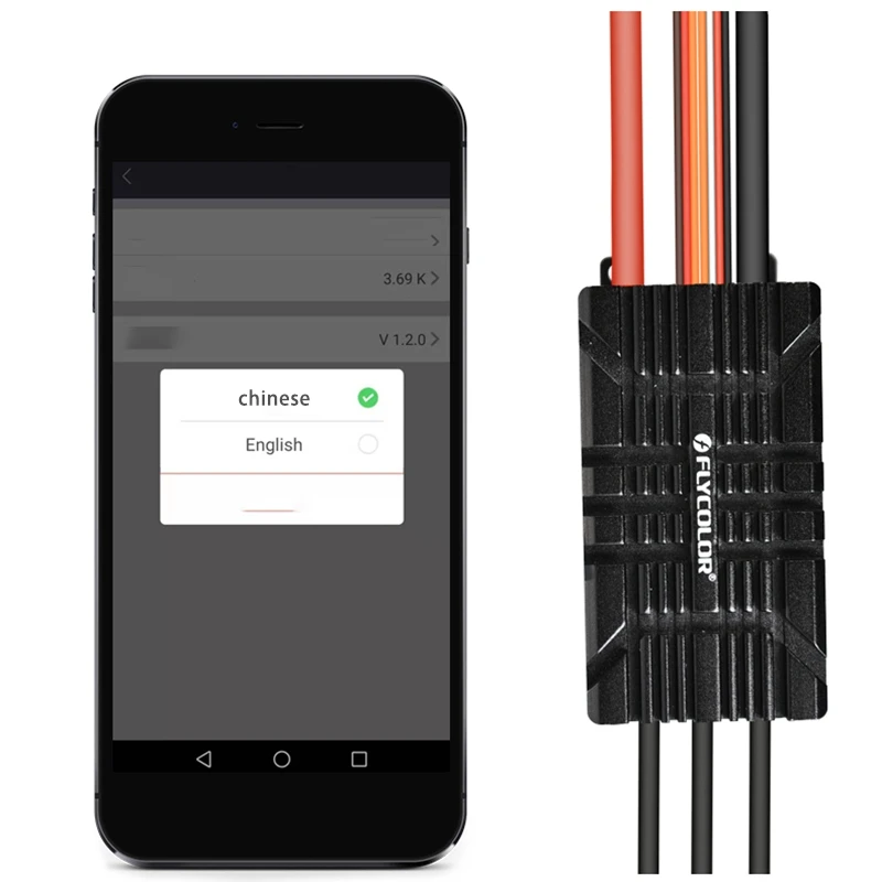 

FLYCOLOR WinDragon ESC 2-6S Speed Controller 40A Support WIFI APP Programming for RC Racing Drone Aircraft