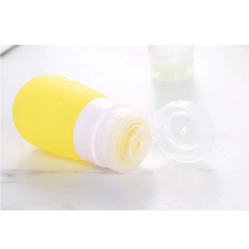 1 шт. 80 мл Портативный Силиконовый многоразовый Пустой дорожный Упаковочный