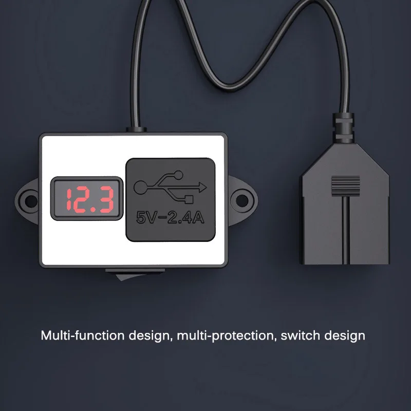 Адаптер для электрического велосипеда аксессуар два USB-порта измеритель