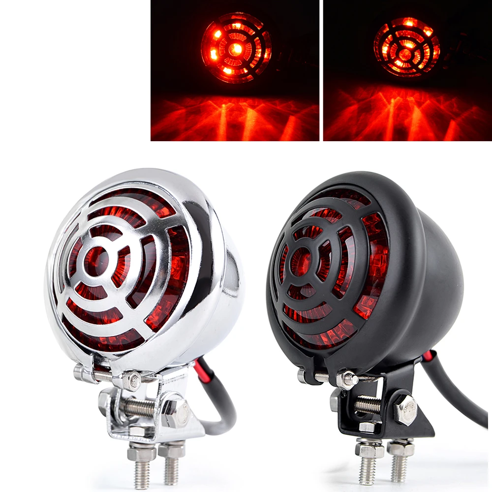 

Motorcycle LED Rear Tail Light Brake Stop Lamp Motorbike Cafe Racer LED Tail Light for Harley Sportster Bobber Chopper