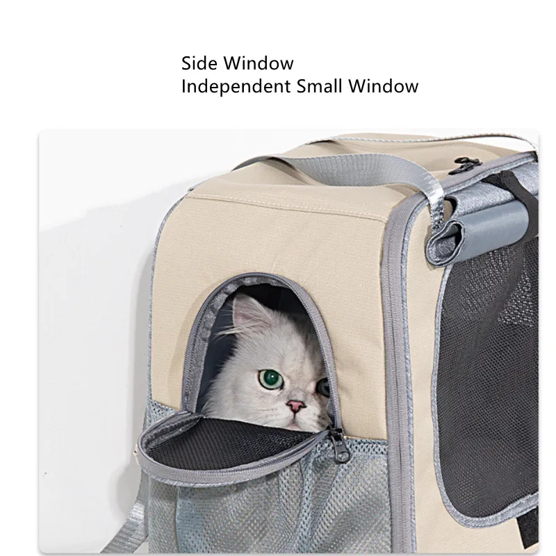 

Переноска для домашних животных, рюкзак для кошек, переносная воздухопроницаемая сумка на плечо