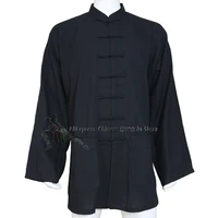 25 colors chinese kung fu jacket tai chi top wing chun coat martial arts clothes wushu taiji suit custom make need measurements