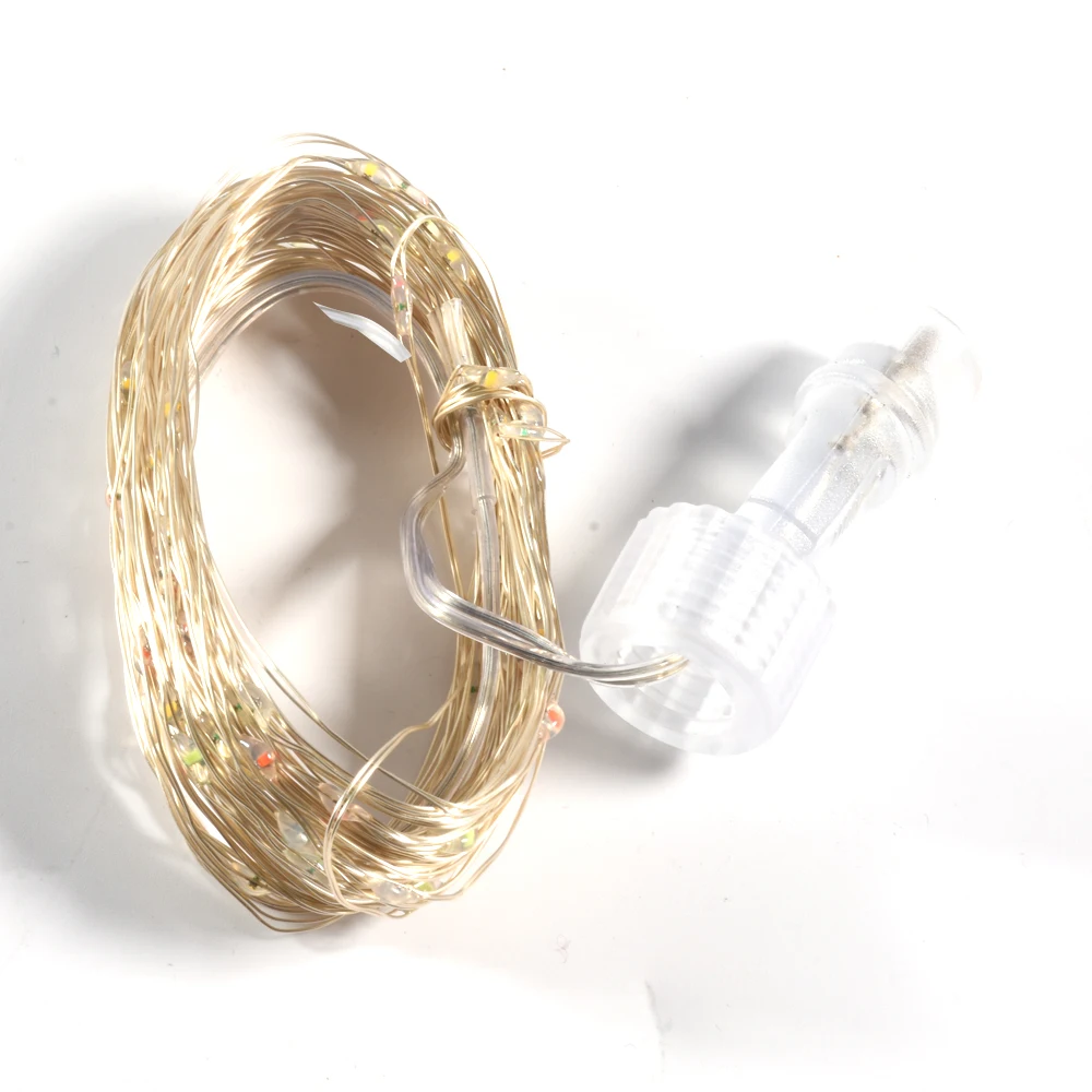 Светодиодная гирлянда активирусветодиодный водой 11 м медная проволока