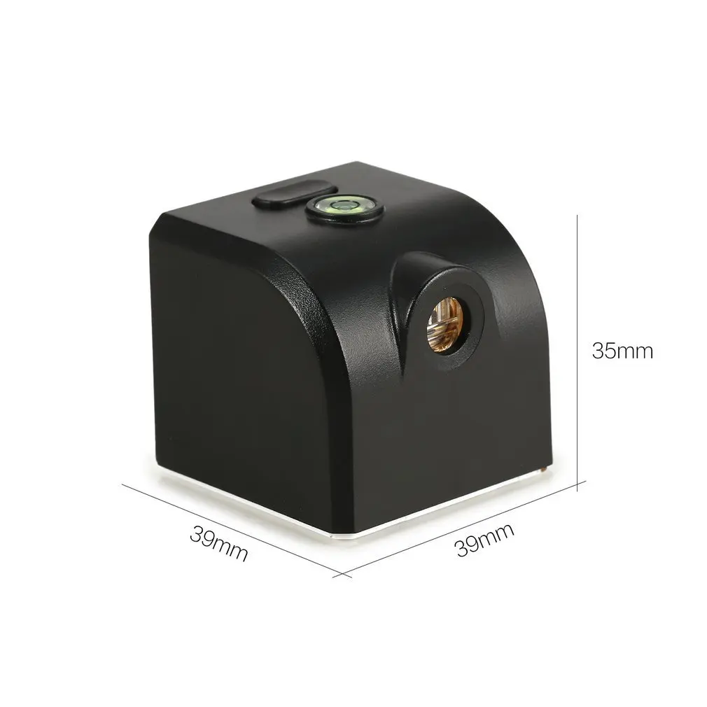 

Borbede Portable Mini Cross Red Laser Levels Meter 2 line 1 point 650nm Leveling Instrument with LED indicator Magnet fixation