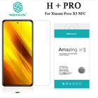 Оригинальное закаленное стекло для Xiaomi Poco X3 NFC POCO X3 Pro Nillkin Amazing H  H + Pro, защитная пленка для экрана Poco X3