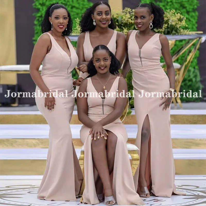 

Размера плюс персикового цвета, платья невесты с бисером пояс сексуальное нижнее белье с глубоким v-образным вырезом в форме русалки, длинно...