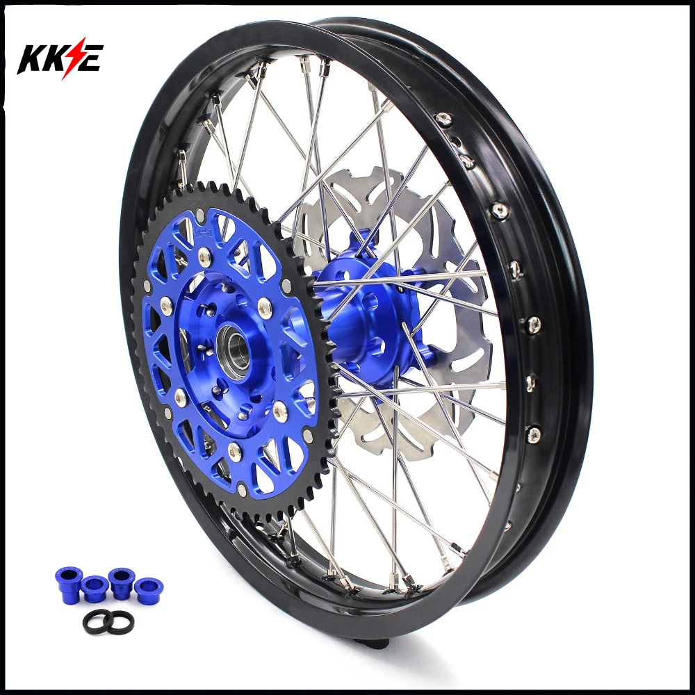 Обод мотоцикла 2 15*18 " заднее колесо с спицами для эндуро Yamaha YZ250F 2001-2020 YZ450F 2003-2020