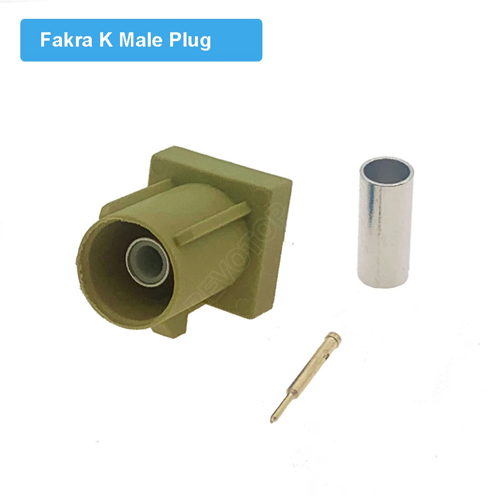 Разъем для пайки коаксиального кабеля типа RG316/RG174