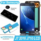 100% Оригинальный Amoled 5,5 ''дисплей для Samsung Galaxy J7 2016 J710 SM-J710F J710M Full LCD сенсорный экран дигитайзер Запасные части