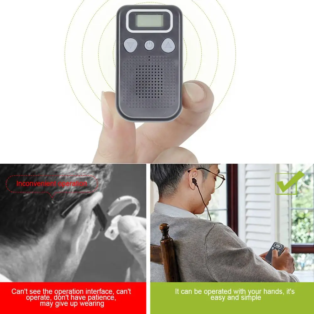 Hight Selling Adjustable Portable Small Sound Amplifier Hearing Aid In Ear Audio Advanced Deaf For ear SF66 | Инструменты