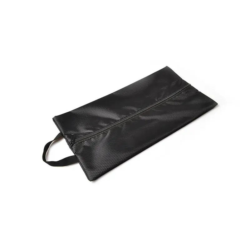 BLACK SHOE BAG Компрессионные упаковочные кубики органайзер для багажа для путешествий для детей/складной/маленький/роскошный/большой/складной органайзер для сумки для путешествий/для мужчин/для женщин/набор - Цвет: BLACK SHOE BAG
