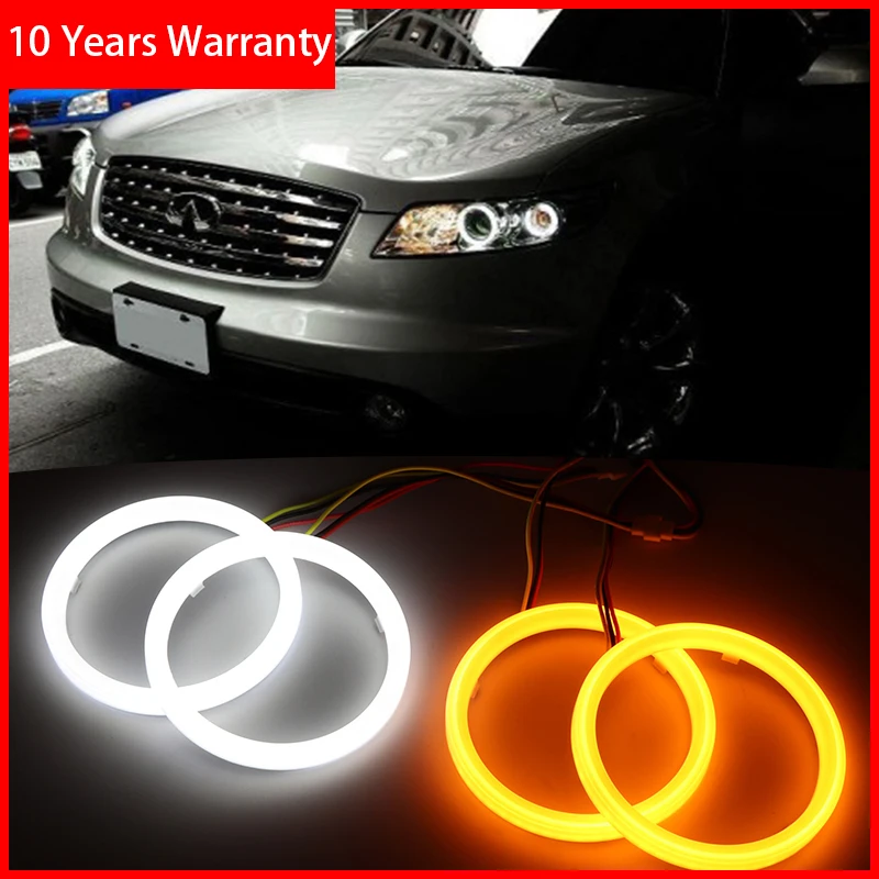 Двухцветсветильник светодиодный индикатор поворота Angel Eye для INFINITI FX35 FX45 2003 2008