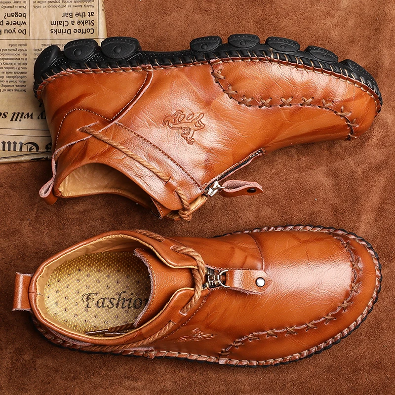 

Men Casual Boots Outdoor Footwear Fashion Men Casual Shoes Sneaker Causal For Mens Hot Sale Leather Man Shoe Boots Sneakers