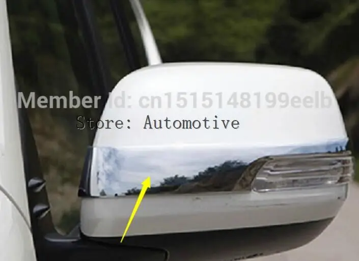 Зеркало заднего вида для Toyota Prado 2010 2014 2015 2016 2017 АБС пластик 2 шт. в комплекте|trim