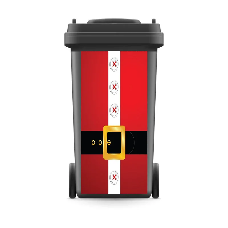 Наклейка в виде мусорного ведра настенная роспись с рисунком на стену съемная