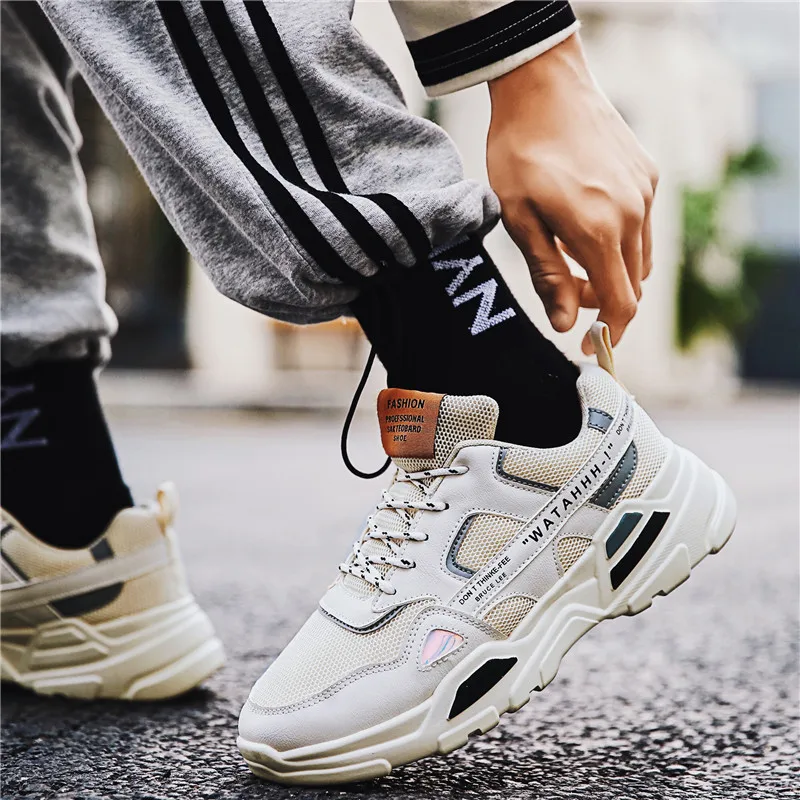 Оригинальная модная мужская обувь портативные дышащие кроссовки удобные для