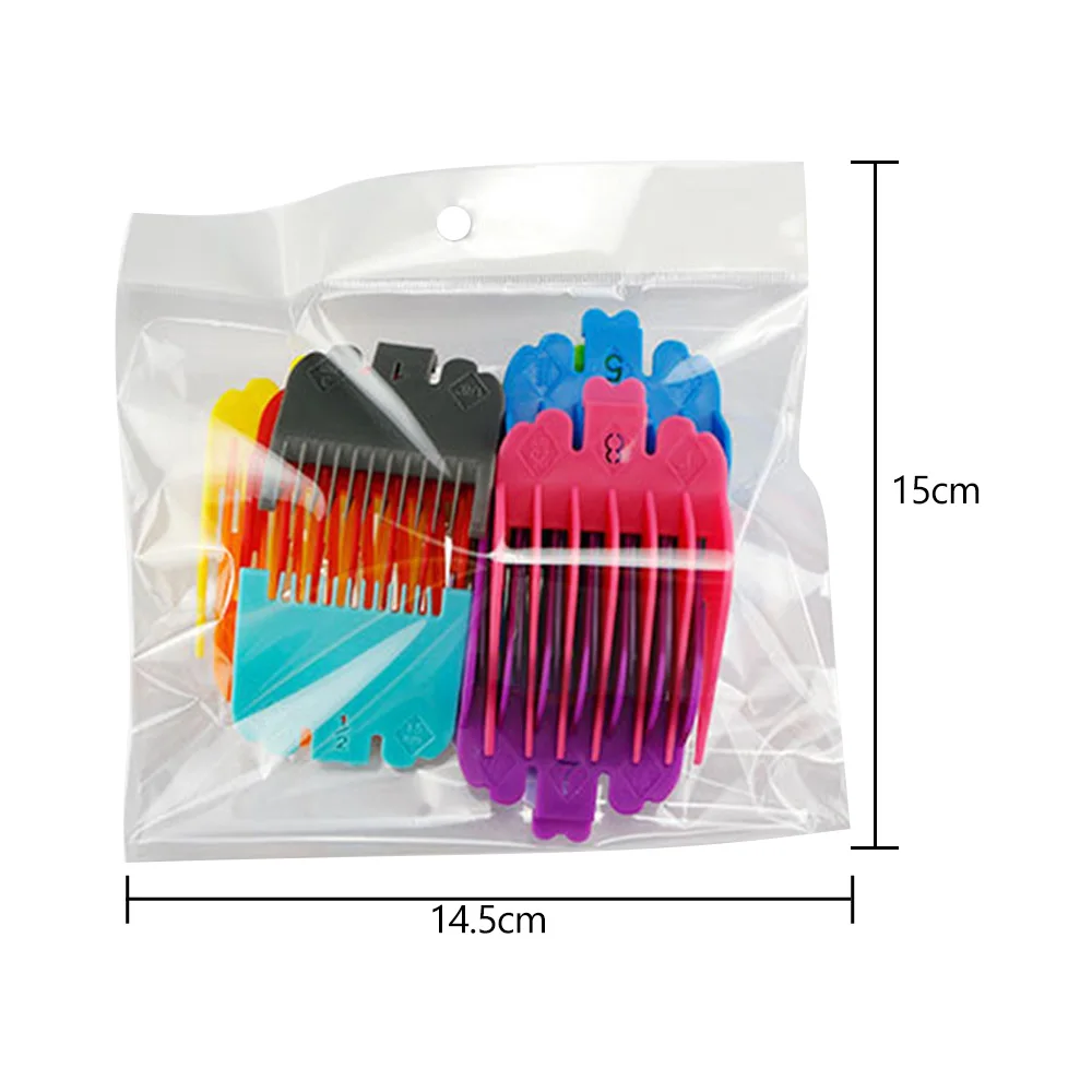

Colorful Guide Comb Multiple Sizes Metal Limited Combs Hair Clipper Cutting Tool High Quality and Brand New