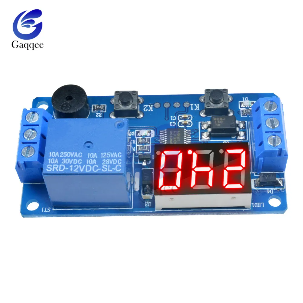 Таймер 12 В постоянного тока планшетофон с цифровой светодиодной подсветкой