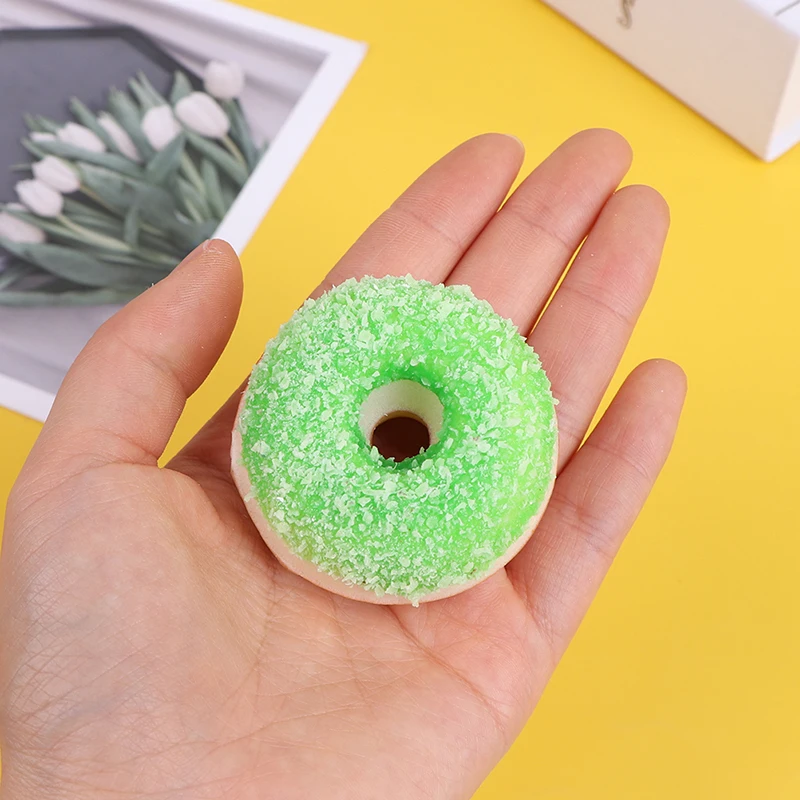 

Cute Simulation Sweet Donut Magnet For Kids Fridge Message Pendant Holder Home Decoration