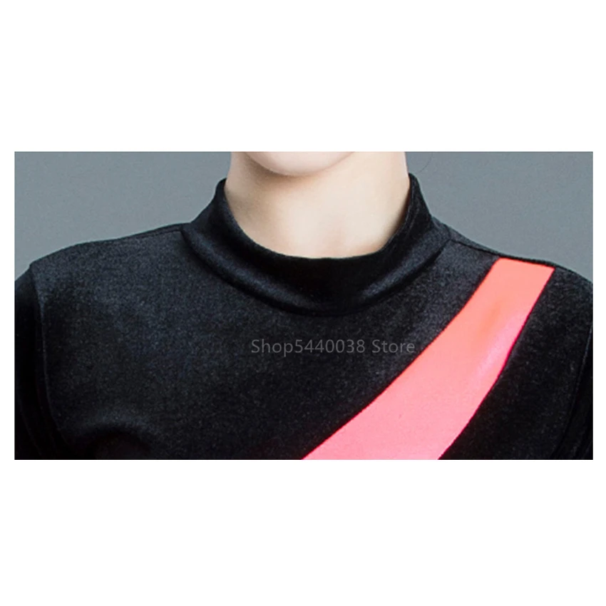 

Kids Dance Costume for Girl Latin Dress Modern Ballroom Party Dancewear Qia Qia Tango Leotard Skirt Stage Practice Velvet Outfit