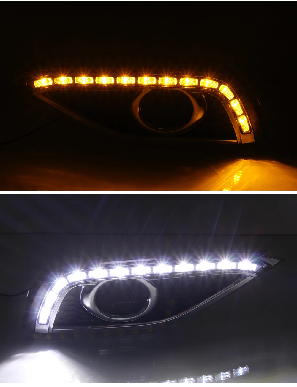 CSCSNL 1 пара DRL Вождения освещают светильник LED DRL с поворотник для Хонда сrv CR-V 2012 2013 противотуманная фара реле Дневной светильник