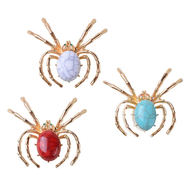 5 шт. сплав Стразы Аксессуары Паук diy брошь корсажное Украшение DIY Одежда Обувь