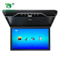 19'' Car Roof Monitor MP5 LCD Flip Down Screen Overhead Multimedia Video Ceiling Roof mount Display Build in IR/FM Transmitter