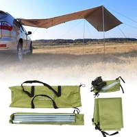 car shelter shade waterproof uv portable camping tent folding automobile rooftop rain canopy sunscreen travel picnic outdoor