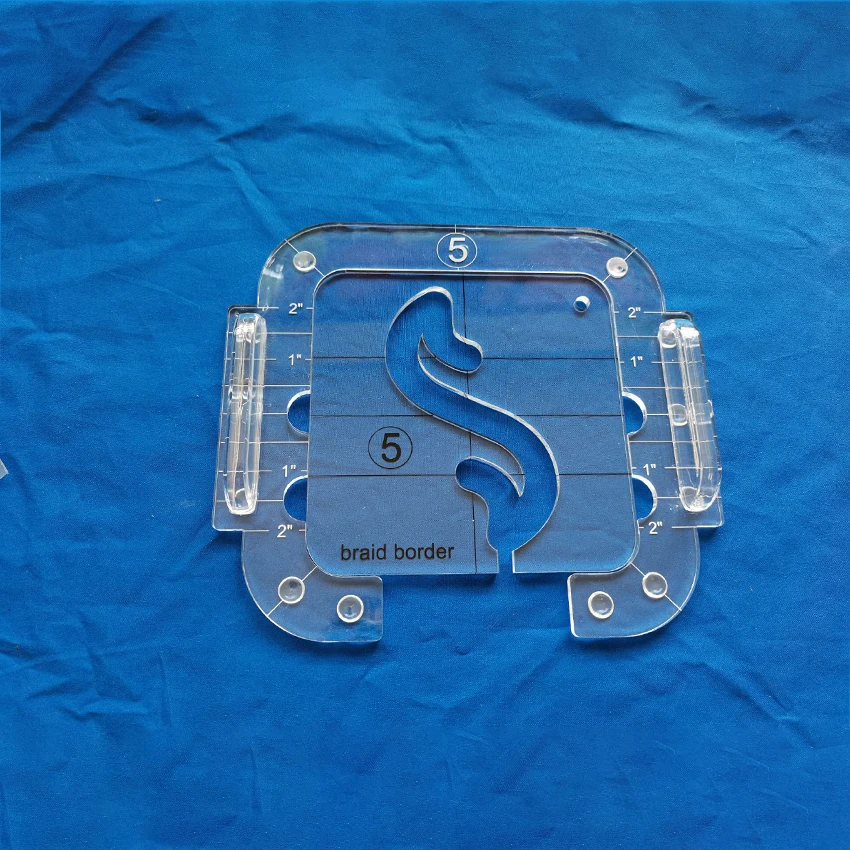 

Free Motion Quilting Template Series 5 with Quilting Frame for Domestic Sewing Machine (TK(Q5-10))