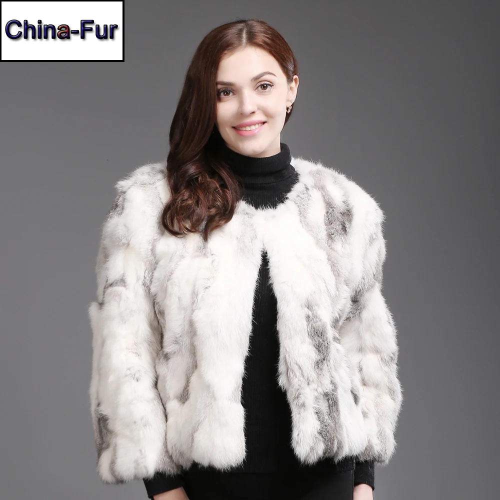 Горячая распродажа натуральная Меховая куртка для женщин 100% пальто из