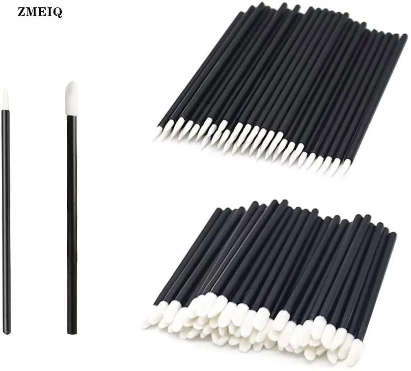 

Disposable Lip Brush Eyeliner Brush Set Microfibre and Lint-Free Lip Brush Makeup Tool 500 Lip Brush and 500 Eyeliner Brush