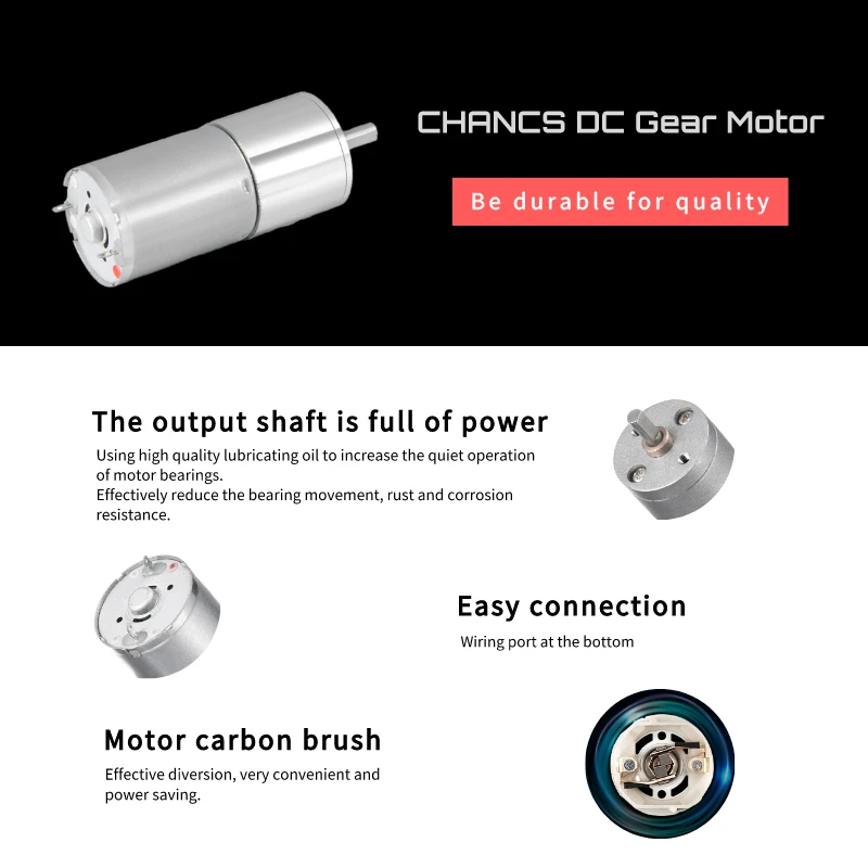 Мотор-редуктор с центральным выходным валом 6 в/12 В/24 В | Обустройство дома