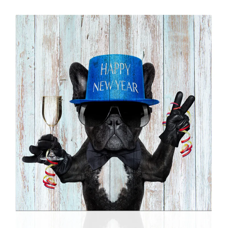 Цельнокроеное платье забавные плакаты с изображениями собак и принты Гостиная