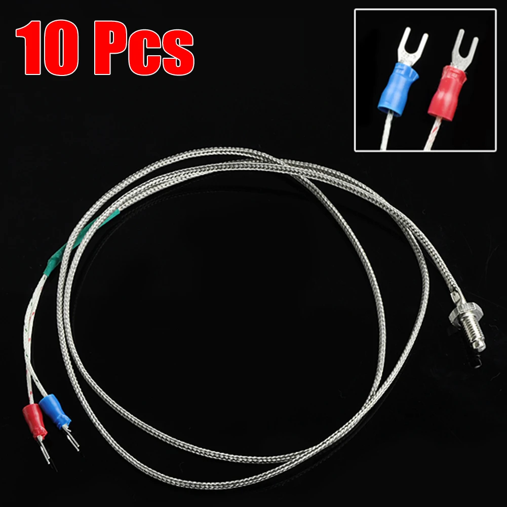 

10pcs M6 K Type High Temperature 100% Brand New Screw Thermocouple Probe Thermocouple 0 To 800 Degree Celsius Probe Sensors