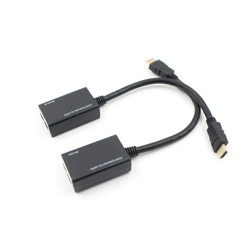 Удлинитель Kuulee HDMI для RJ45 CAT5e CAT6 UTP LAN 1080P | Электроника