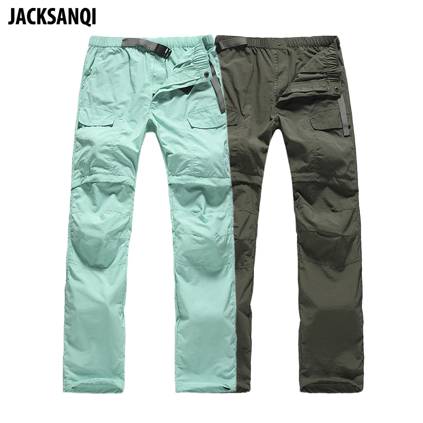 JACKSANQI женские съемные дышащие быстросохнущие уличные походные брюки