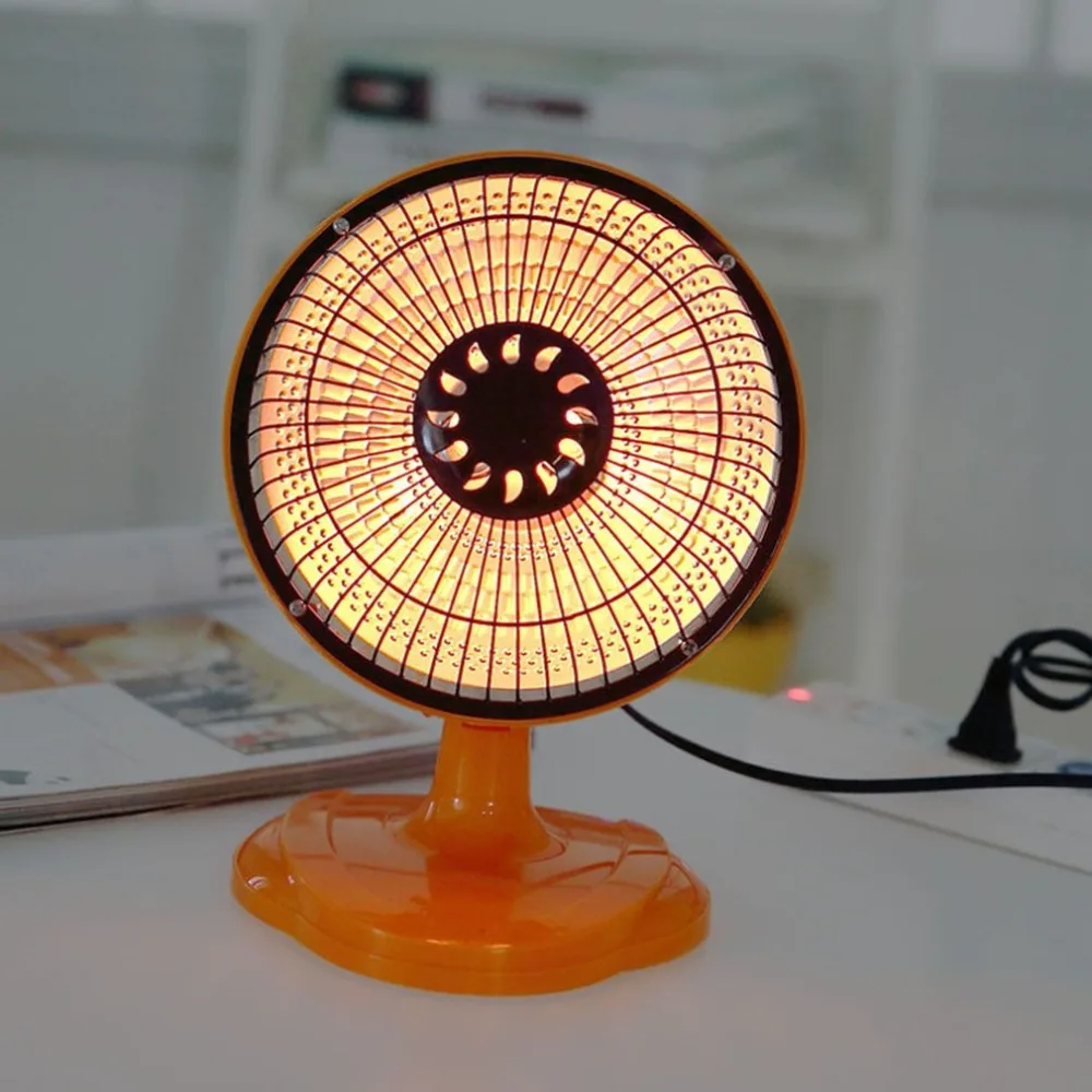 

Electric Heater Shake Head Mini Home Heater In Winter 6 Inches Desktop Office Heater Small Sun