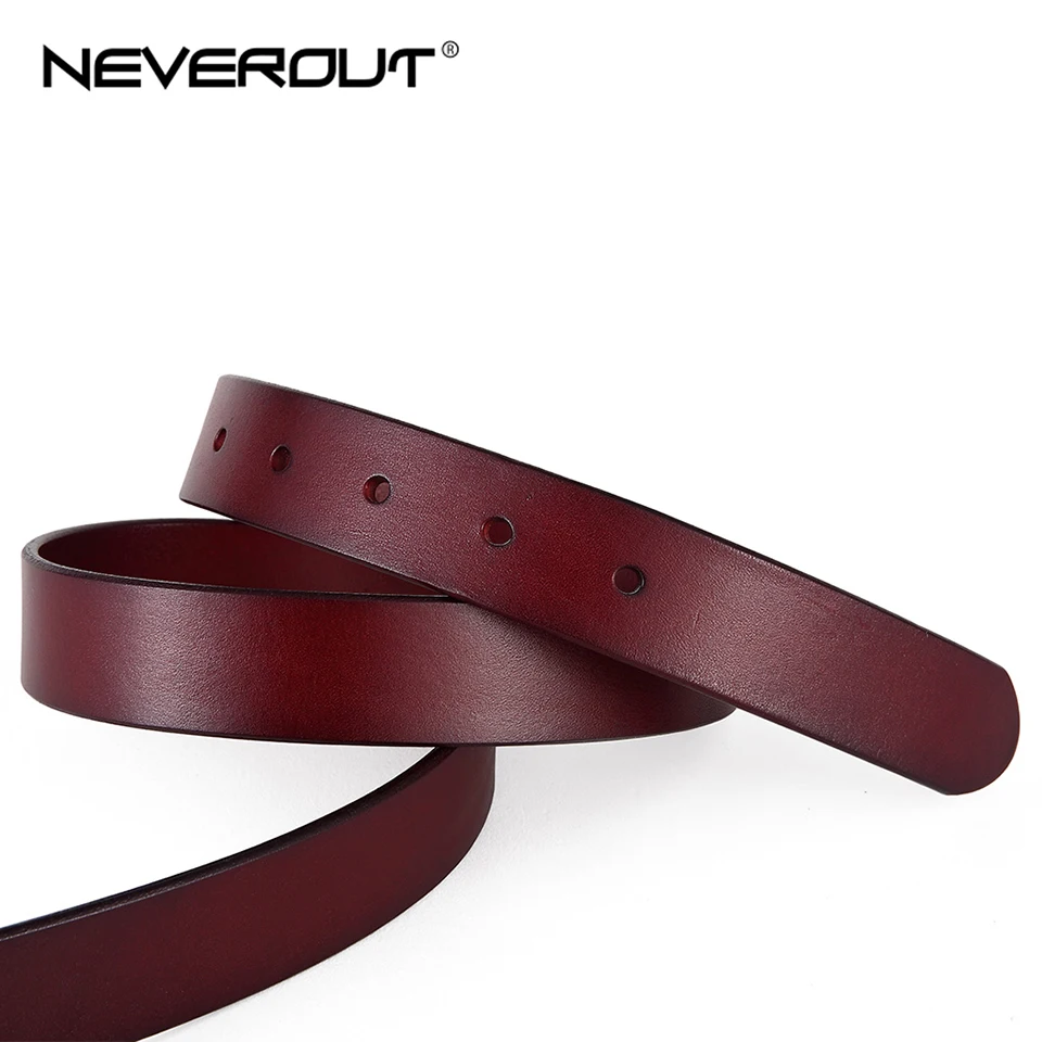Винтажный тонкий Простой ремень NEVEROUT женские роскошные дизайнерские ремни